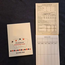 Bridge Score Pad 3.5 x 5.5 (50 Sheets)